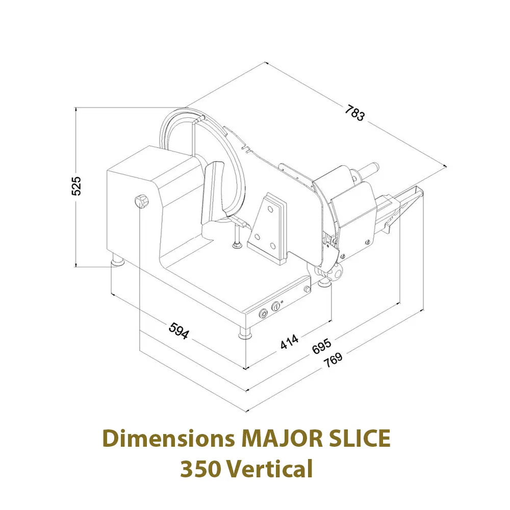 Dimensions-Trancheur-a-Jambon-MAJOR-SLICE-350-Vertical-DADAUX