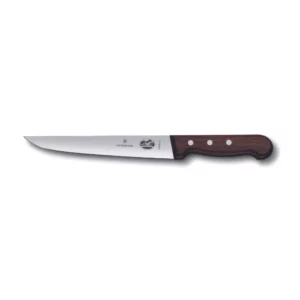 Couteau de boucher à saigner et à découper - Lame 20 cm - Manche en bois VICTORINOX