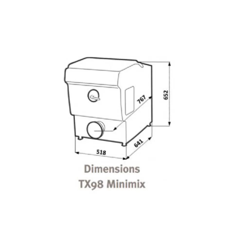 Dimensions-Hachoir-Melangeur-de-table-Professionnel-Double-Coupe-Minimix-TX98-DADAUX