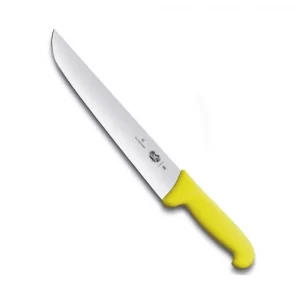 Couteau de boucher à découper Lame 28 cm Manche en Fibrox Jaune VICTORINOX