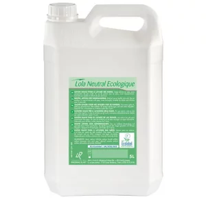 Neutral écologique lotion lavante certifiée Ecolabel bidon de 5L (Colis de 4 bidons de 5L) PAREDES