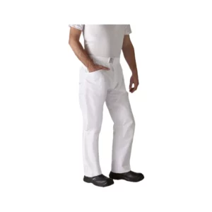 Pantalon de cuisine ARENAL mixte - Plusieurs tailles disponibles - Blanc ROBUR