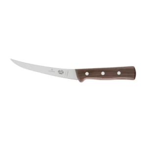 Couteau de boucher à désosser renversée - Flexible - Lame 15 cm - Manche en bois VICTORINOX