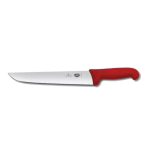 Couteau de Boucher - 28 cm - manche rouge ou jaune Victorinox (1)